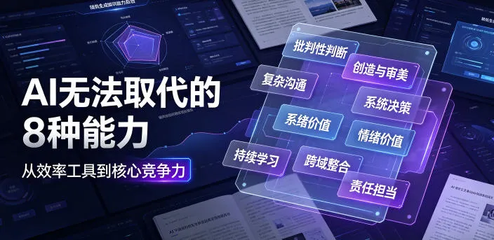 付费文章：AI无法取代的8种能力-续财库