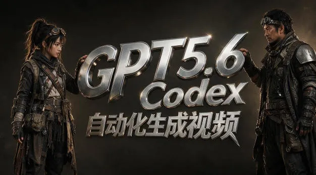 GPT5.6+Codex自动化生成视频全流程实战，从提示词设计、角色设定、封面海报，到视频生成思路与自动化工作流-续财库