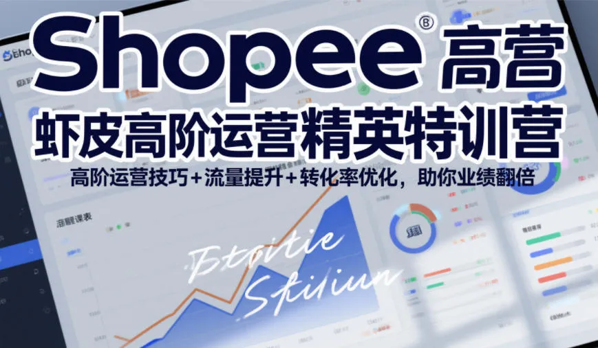 Shopee虾皮高阶运营精英特训营，高阶运营技巧+流量提升+转化率优化，助你业绩翻倍(更新26年7月)-续财库