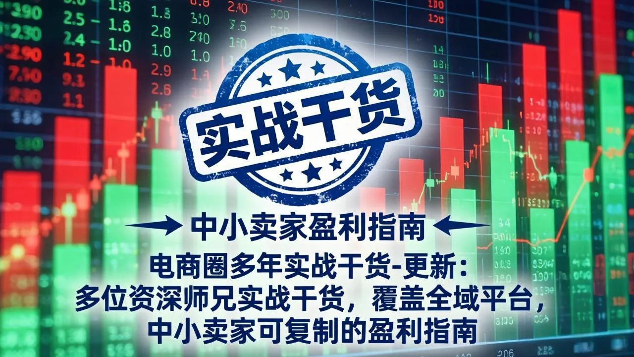 电商圈多年实战干货-更新2026:多位资深师兄实战干货/覆盖全域平台,中小卖家可复制的盈利指南-续财库