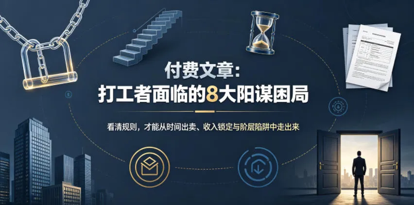 付费文章:打工者面临的8大阳谋困局-续财库