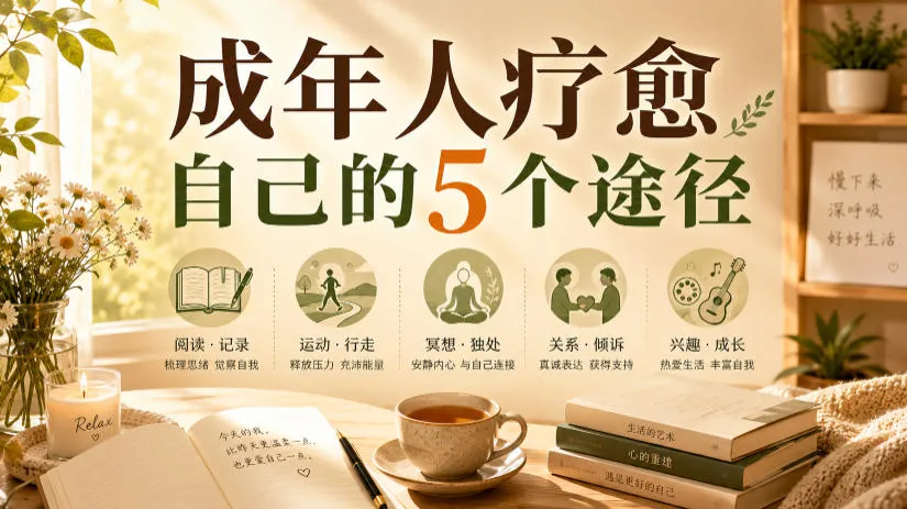 付费文章：成年人疗愈自己的5个途径-续财库