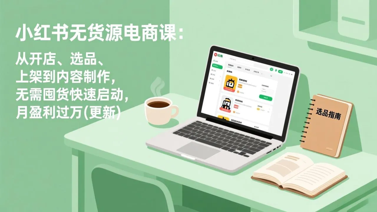 小红书无货源电商课(7月更新-续财库