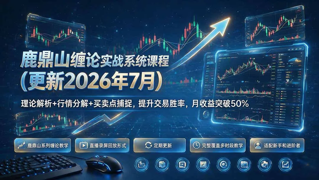 鹿鼎山缠论实战系统课程(更新26年7月-续财库