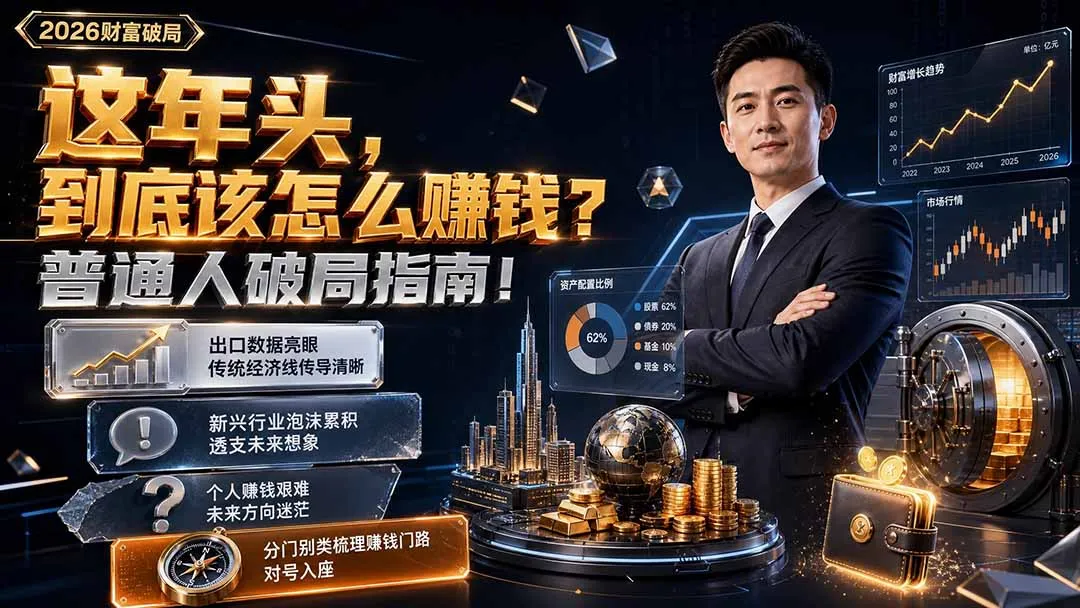 付费文章：这年头，到底该怎么赚钱？普通人破局指南！-续财库
