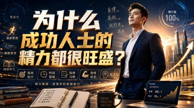 付费文章：为什么成功人士的精力都很旺盛？-续财库