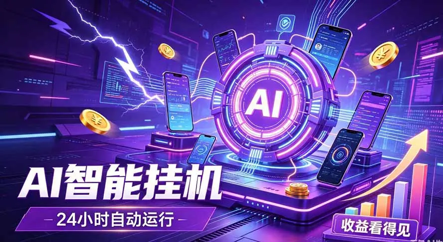 AI智能广告挂机，躺赚新模式 设备托管运行，解放双手持续变现-续财库