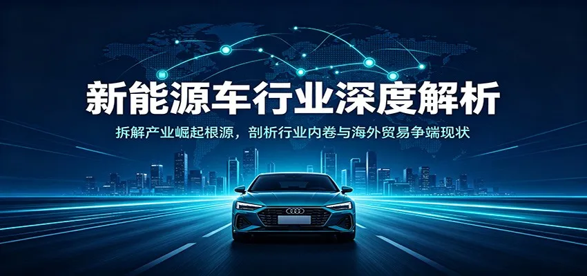 新能源车行业深度解析：拆解产业崛起根源，剖析行业内卷与海外贸易争端现状-续财库