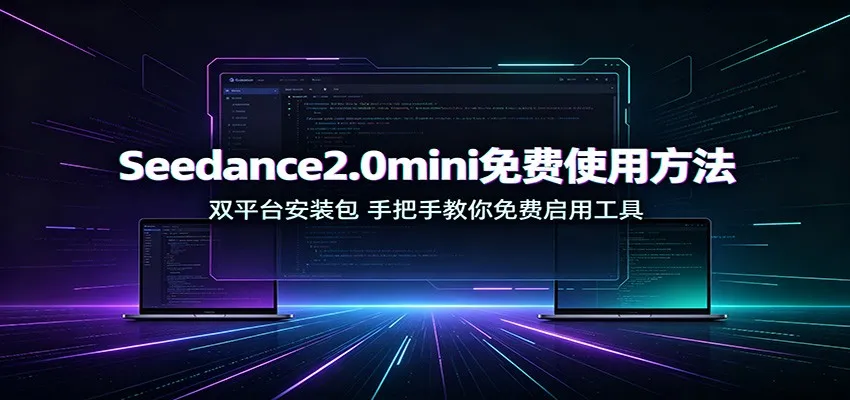 Seedance2.0mini免费使用方法：双平台安装包，手把手教你免费启用工具-续财库