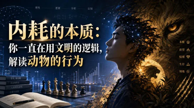 付费文章：内耗的本质：你一直在用文明的逻辑，解读动物的行为-续财库