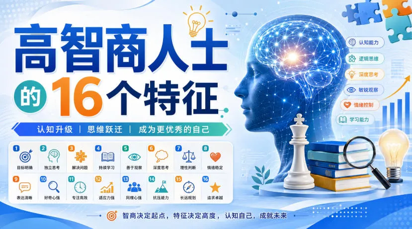 付费文章：高智商人士的16个特征-续财库