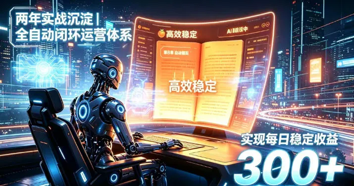 两年实战沉淀|全自动闭环运营体系,实现每日稳定收益300+【揭秘】-续财库