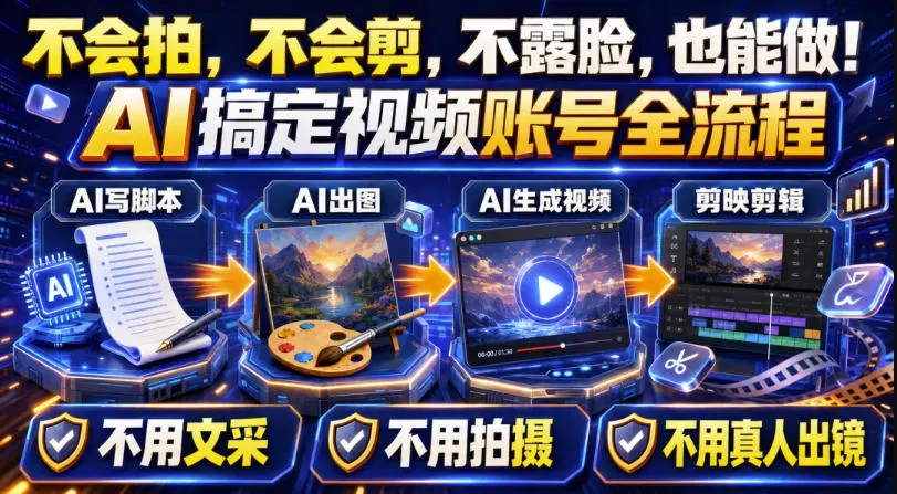 AI短视频起号实战项目,用AI做视频起号,45天涨粉12W,一条广告8.5k,广告接到手软,引流、变现两不误!-续财库
