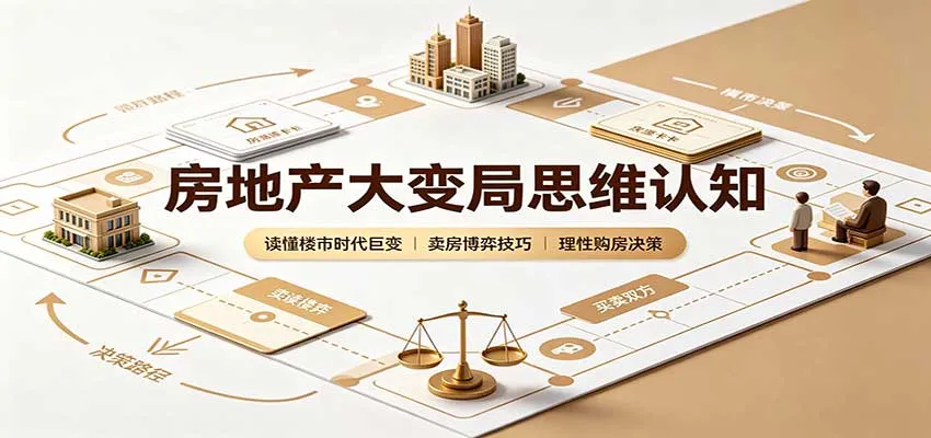 房地产大变局思维认知：读懂楼市时代巨变，卖房博弈技巧，理性购房决策-续财库