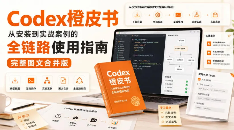 Codex橙皮书，从安装到实战案例的全链路使用指南，完整图文合并版-续财库