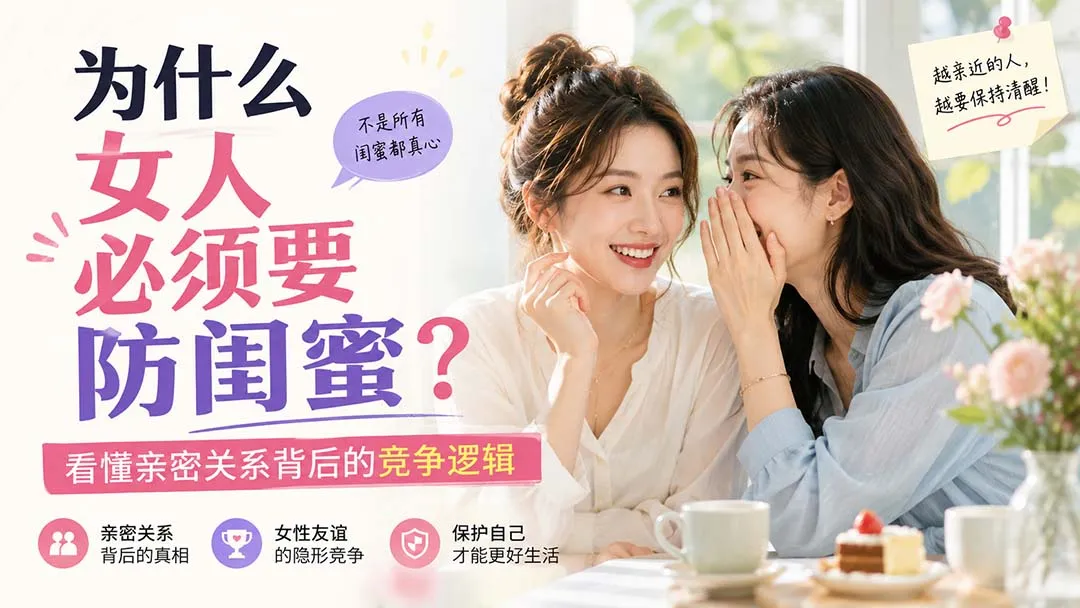 付费文章：为什么女人必须要防闺蜜？看懂亲密关系背后的竞争逻辑-续财库
