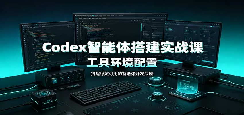 Codex智能体搭建实战课：工具环境配置，自定义技能开发，多业务自动化教学-续财库