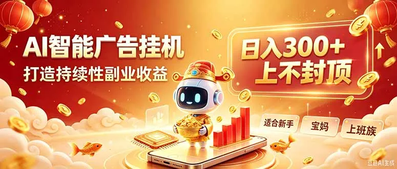 告别手动干活!AI自动化,解锁线上被动收益-续财库