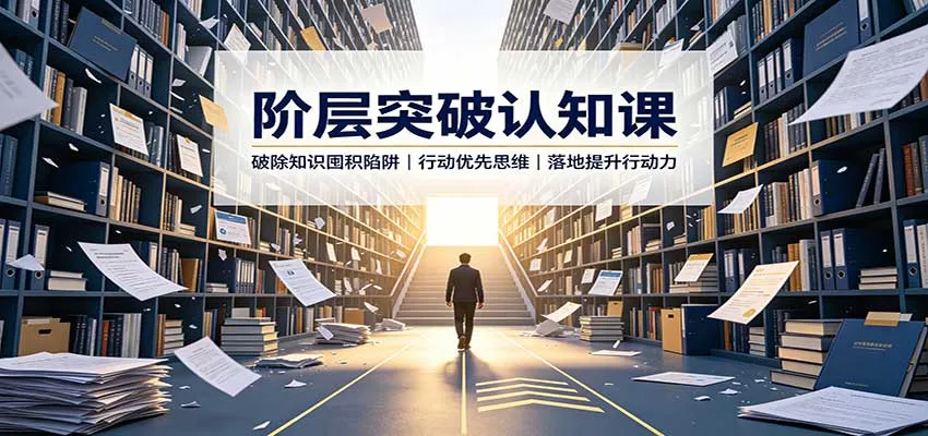 阶层突破认知课:破除知识囤积陷阱,行动优先思维,落地提升行动力-续财库