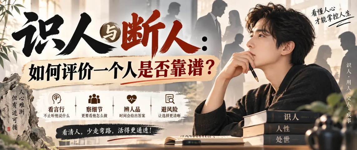 付费文章：识人与断人：如何评价一个人是否靠谱？-续财库