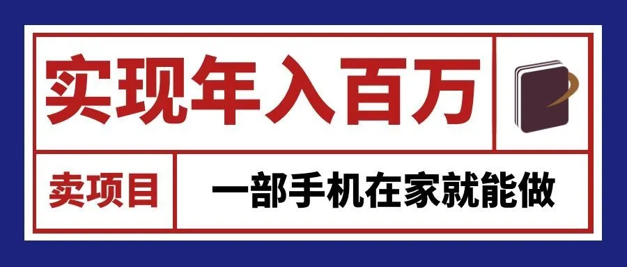 通过网创平台“卖项目”实现年入百万,一部手机在家就能做!-续财库
