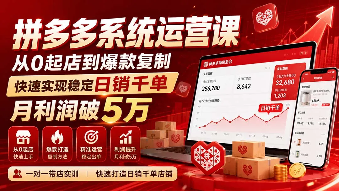 拼多多系统运营课-无水印(更新9月-续财库