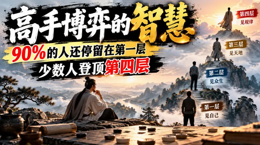 付费文章：高手博弈的智慧，90%的人还停留在第一层，少数人登顶第四层-续财库
