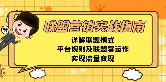 联盟营销实战指南，详解联盟模式、平台规则及联盟客运作，实现流量变现-续财库