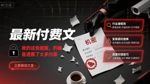 最新付费文:我的这些提醒,的确是透露了太多内幕-续财库