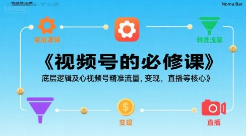 视频号的必修课，视频号的底层逻辑及核心视频号精准流量，变现，直播等核心-续财库
