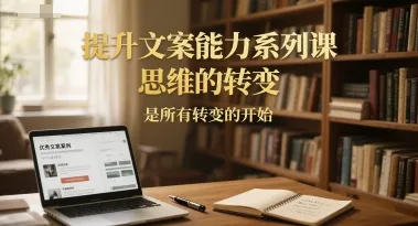 提升文案能力系列课，思维的转变，是所有转变的开始-续财库