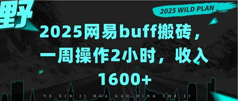 2025网易buff搬砖，一周操作2小时，收入1600+-续财库