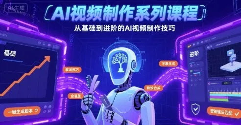 AI视频制作系列课程，从基础到进阶的AI视频制作技巧全涵盖-续财库