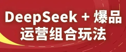 DeepSeek+爆品运营组合玩法,2025淘系精品课-续财库