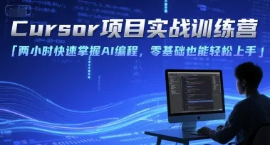 Cursor项目实战训练营，两小时快速掌握AI编程，零基础也能轻松上手-续财库