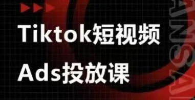 Ads视频投放课，tiktok短视频广告投放课-续财库