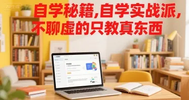自学秘籍，自学实战派，不聊虚的只教真东西-续财库