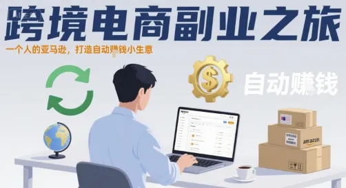 跨境电商副业之旅,一个人的亚马逊,打造自动賺钱小生意-续财库