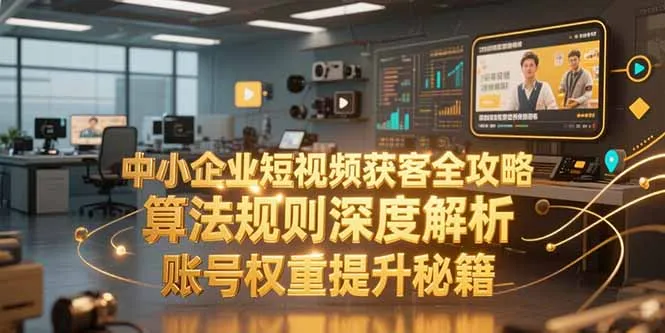 中小企业短视频获客全攻略,算法规则深度解析,账号权重提升秘籍-续财库