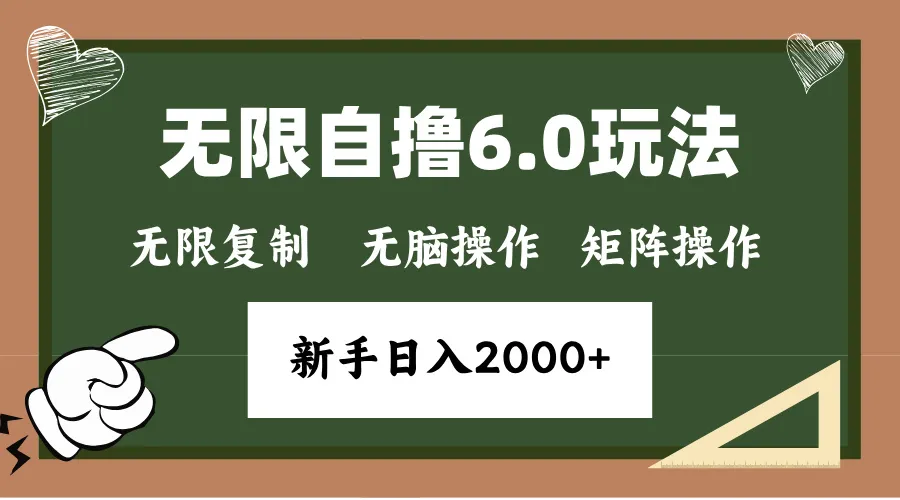 年底无限撸6.0新玩法，单机一小时18块，无脑批量操作日入2000+-续财库